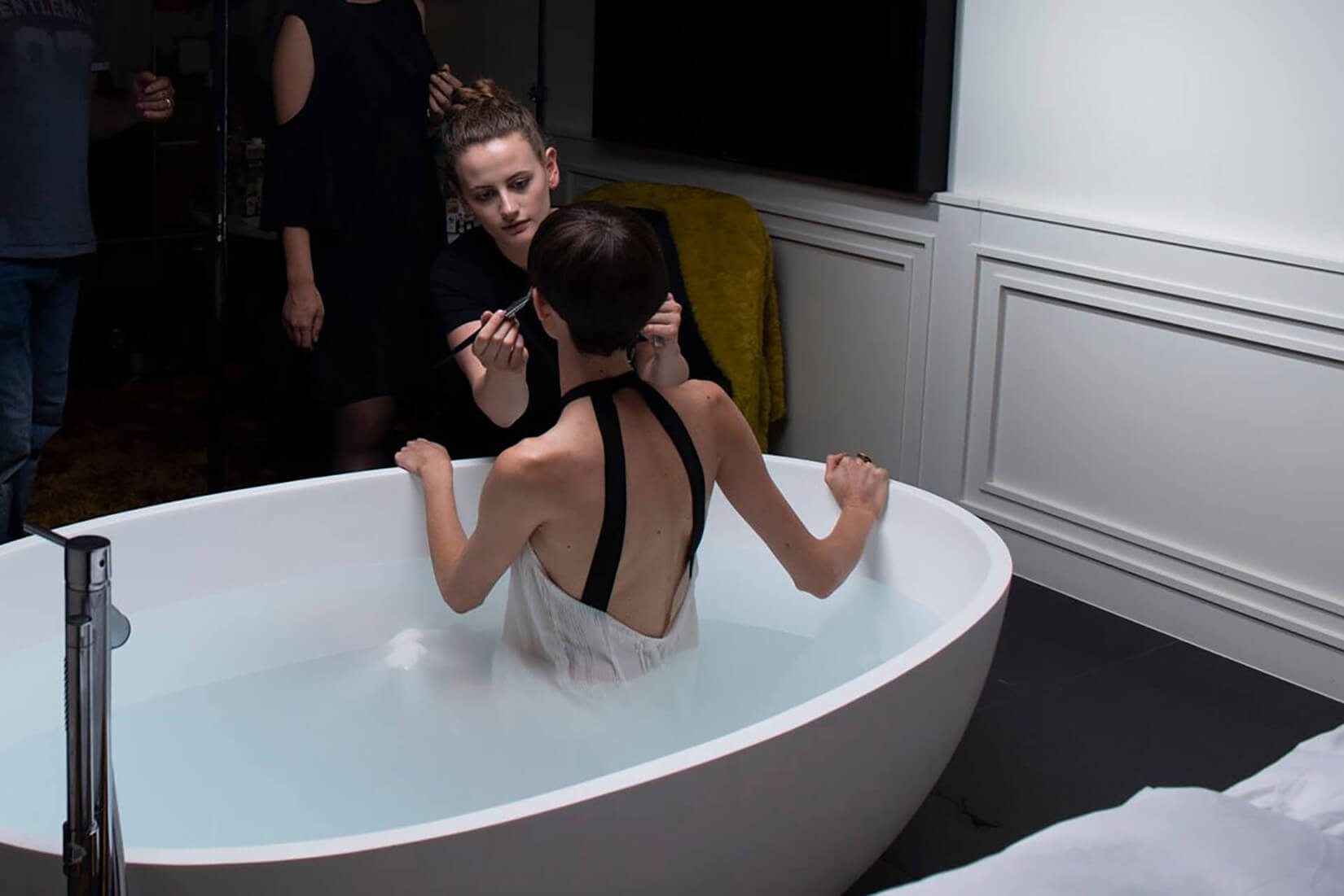 Behind the scenes